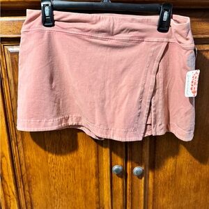 NWT FP Movement by Free People Pink Hot Shot Mini Skort